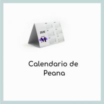 Calendario de mesa Peana