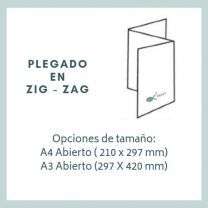 Tríptico A3 Abierto ( 420 x 297 mm)